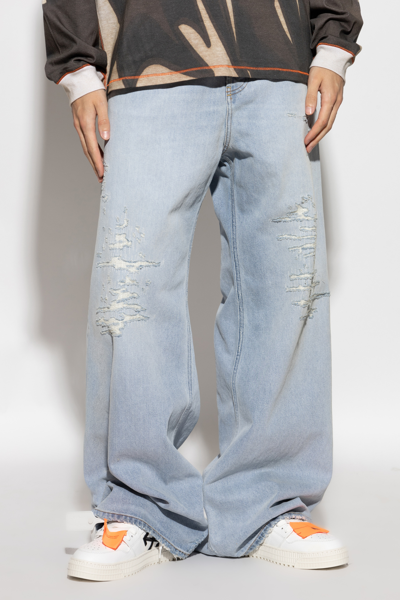 Light blue 'D-RISE' wide leg jeans Diesel - Vitkac Canada